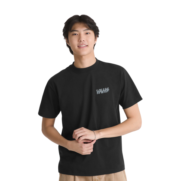 Camiseta Bones para hombre color negro
