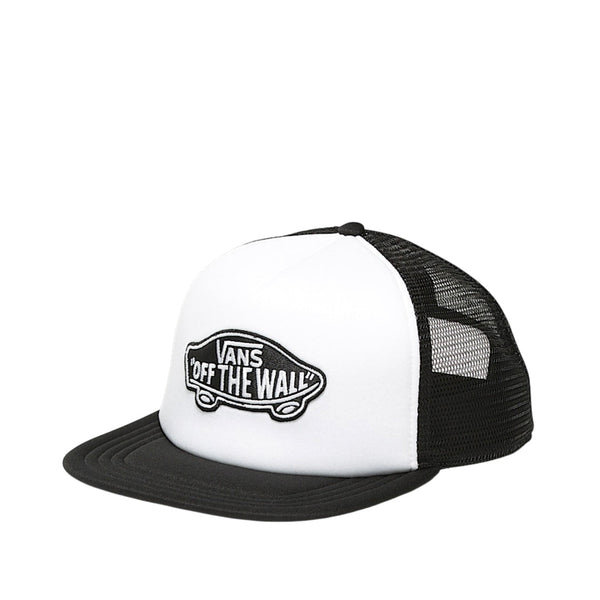Gorra Trucker unisex color blanco y negro