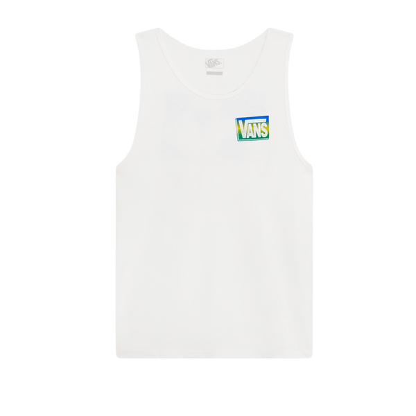 Camiseta sin mangas Sano Tank para hombre color blanco