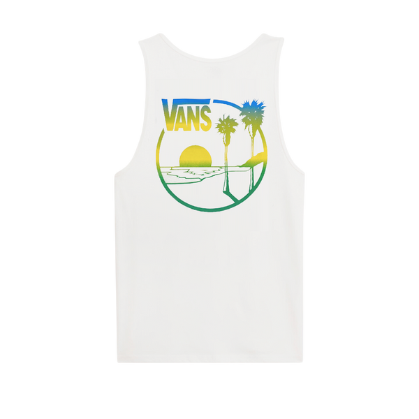 Camiseta sin mangas Sano Tank para hombre color blanco