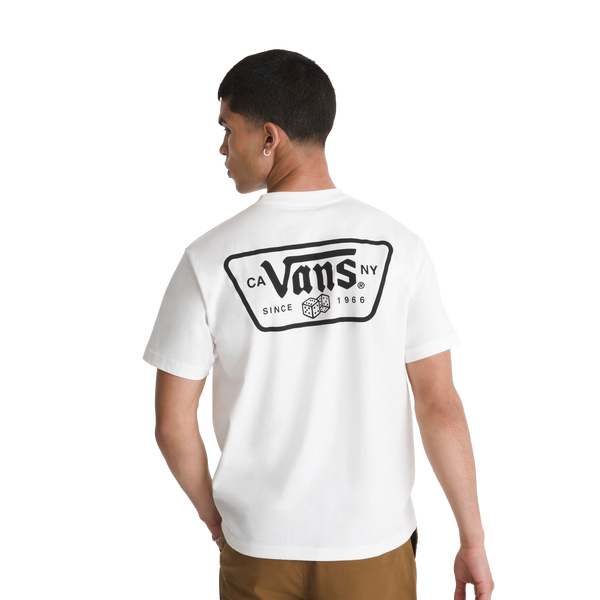 Camiseta Knu Patch para hombre color blanco