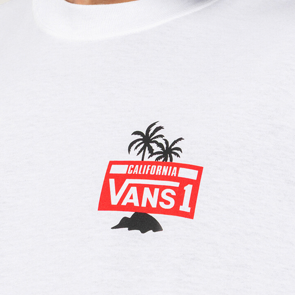 Camiseta Knu Palm para hombre color blanco