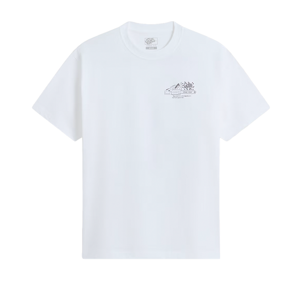 Camiseta Dirt para hombre color blanco